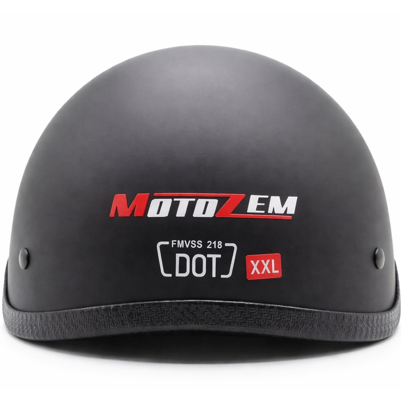 Åben hjelm MotoZem sort