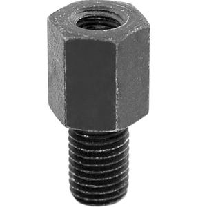 Gevindreduktion til bakspejl - indvendig gevind M10 højre/udvendig gevind M8 højre sort