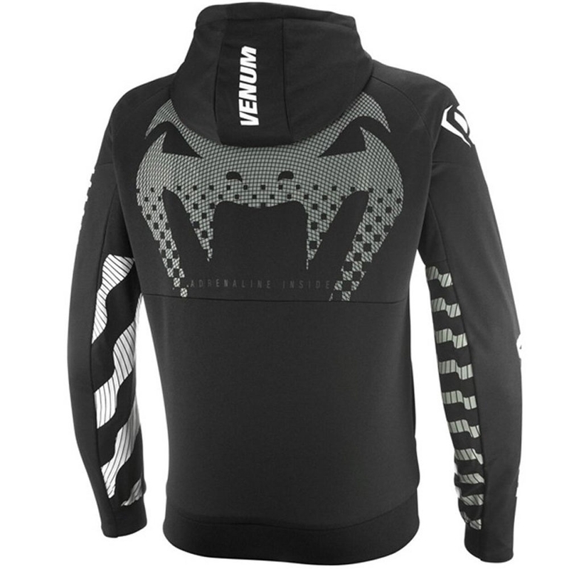 IXON Venum Touch-R motorcykelsweatshirt sort-antracit-hvid
