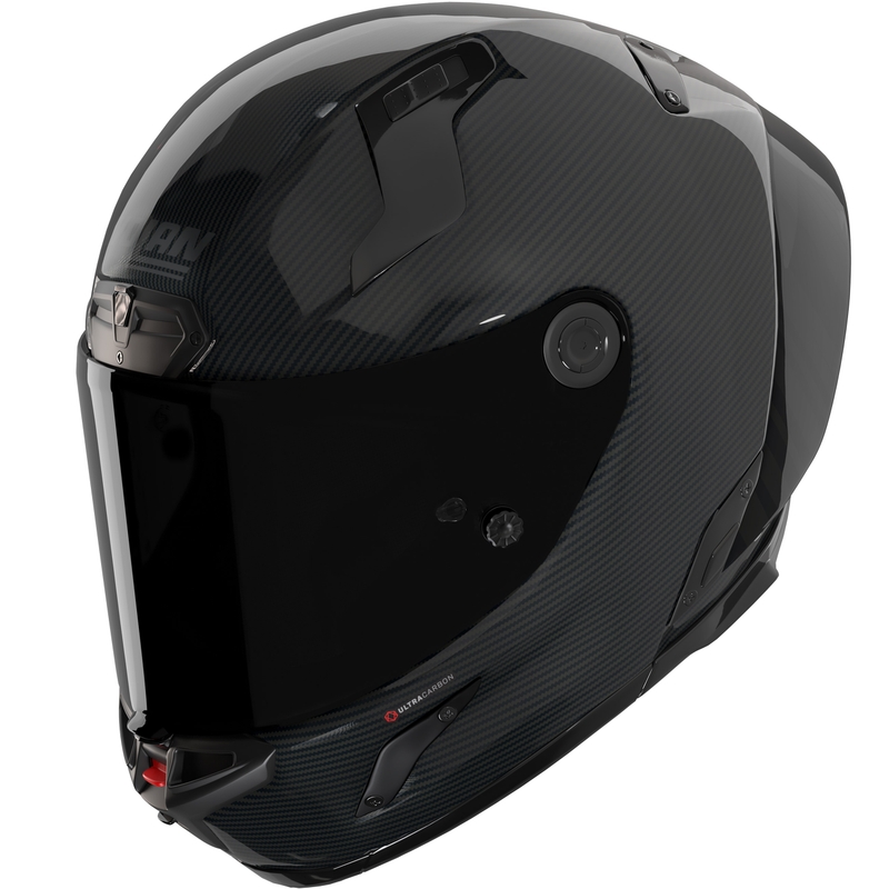 Nolan X-804 RS Ultra Carbon Puro 324 integralhjelm i blank carbon