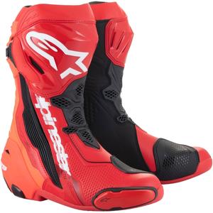 Alpinestars Supertech R fluo red motorcykelstøvler