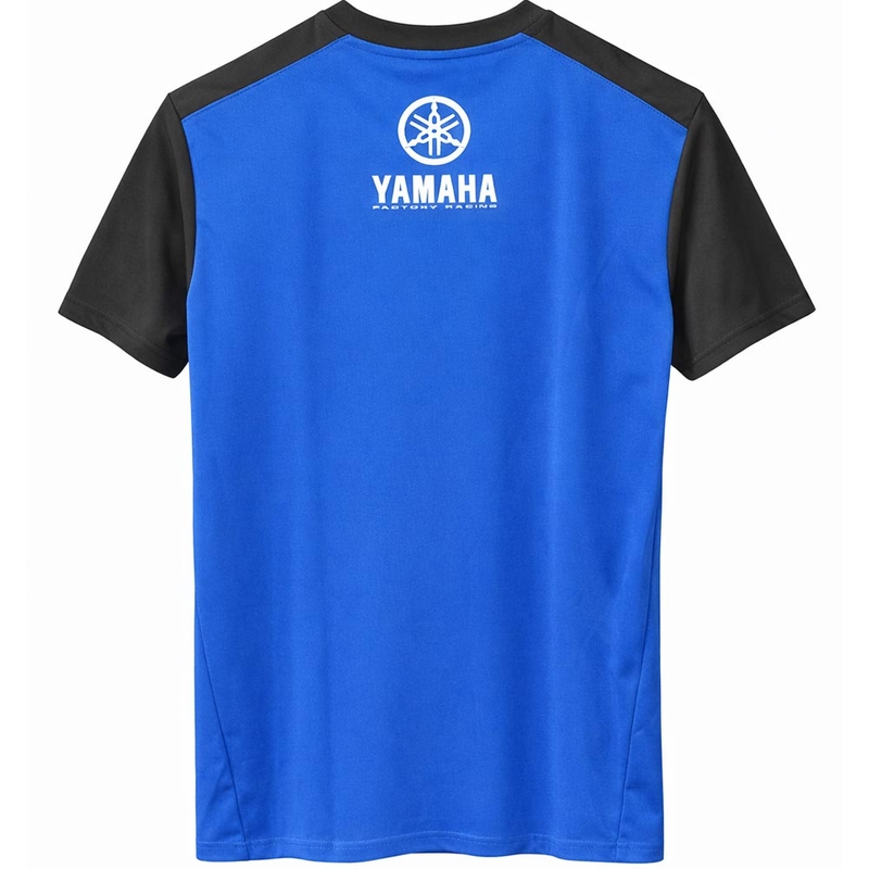 T-shirt Yamaha Hvid Tape blå