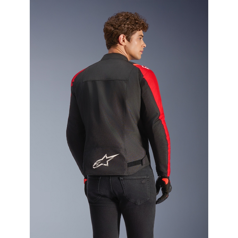 Alpinestars T-SPS 2 Vandtæt motorcykeljakke rød-sort-hvid
