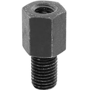 Gevindreduktion til bakspejl (indvendig gevind M8 højre/udvendig gevind M10 højre) sort