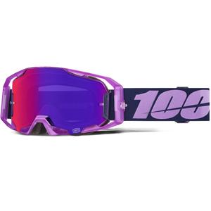 Motocross-briller 100% ARmatic Toyota med lilla plexiglas