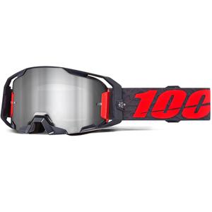 100% ARmatic Toro motocrossbriller med sølv plexiglas