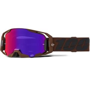 100% ARmatic Salcedo motocrossbriller med lilla plexiglas