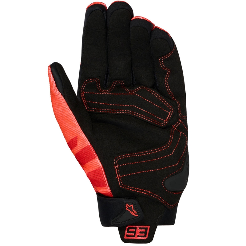 Alpinestars SP X 1 MM93 motorcykelhandsker, fluo rød-rød-sort