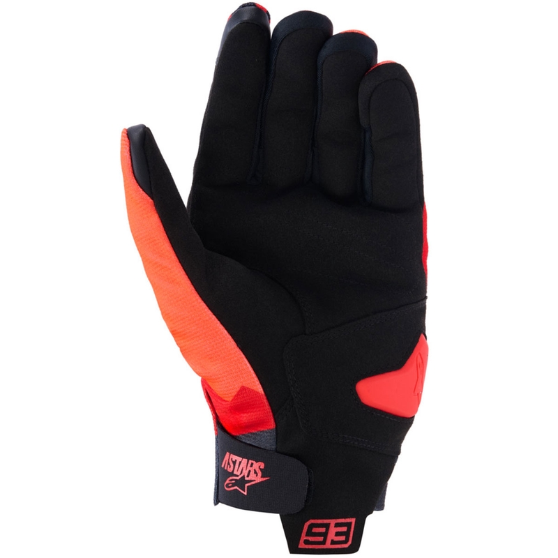 Motorcykelhandsker Alpinestars Reef V2 MM93 Fluo Collection Rød-Rød-Sort