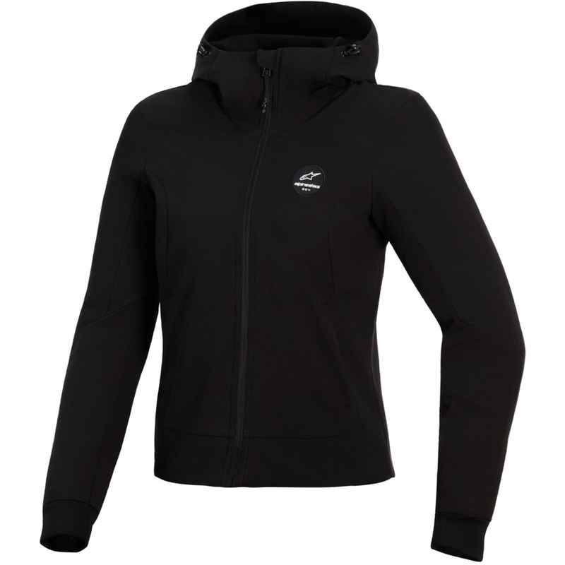 Alpinestars Stella Radium Tech Hoodie dame motorcykeljakke sort