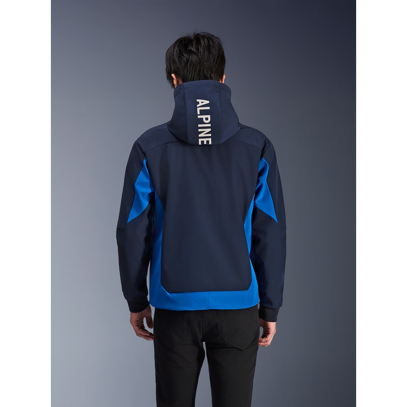 Alpinestars Radium Tech Hoodie motorcykelsweatshirt mørkeblå-blå