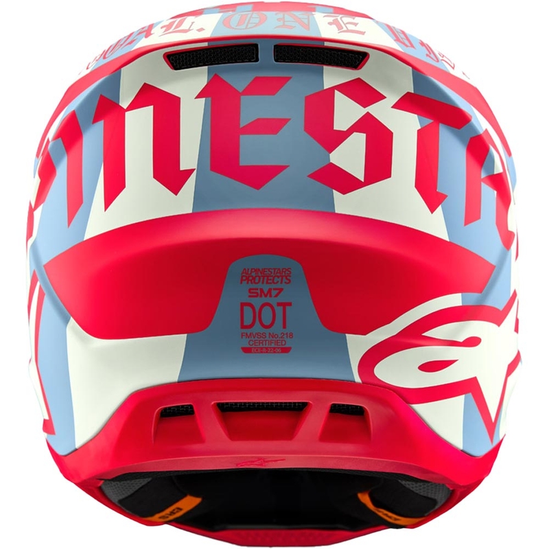 Alpinestars Supertech S-M7 limited edition Beast Coast motocrosshjelm grå-sort-orange