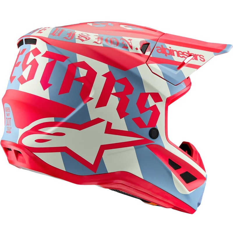 Alpinestars Supertech S-M7 limited edition Beast Coast motocrosshjelm grå-sort-orange