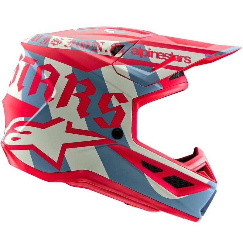 Alpinestars Supertech S-M7 limited edition Beast Coast motocrosshjelm grå-sort-orange
