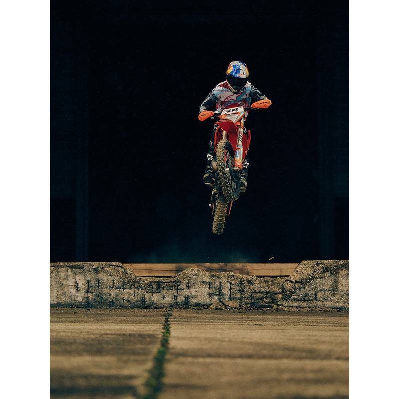 Alpinestars Supertech S-M7 limited edition Beast Coast motocrosshjelm grå-sort-orange