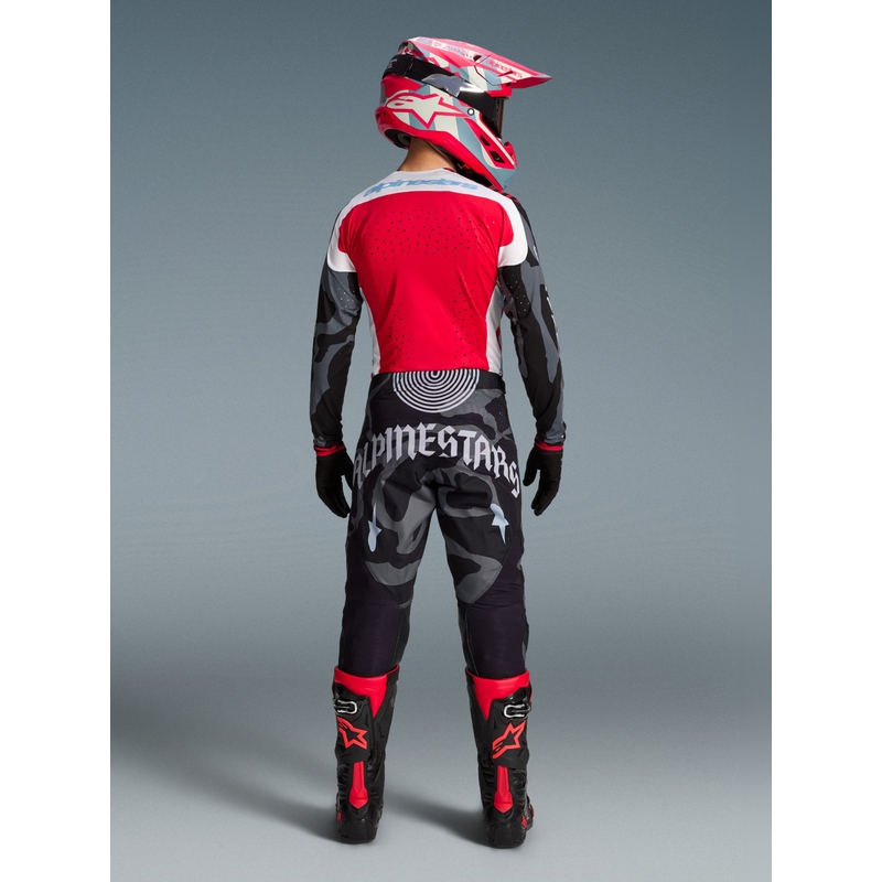 Alpinestars Techstar limited edition Beast Coast motocross trøje grå-sort-orange