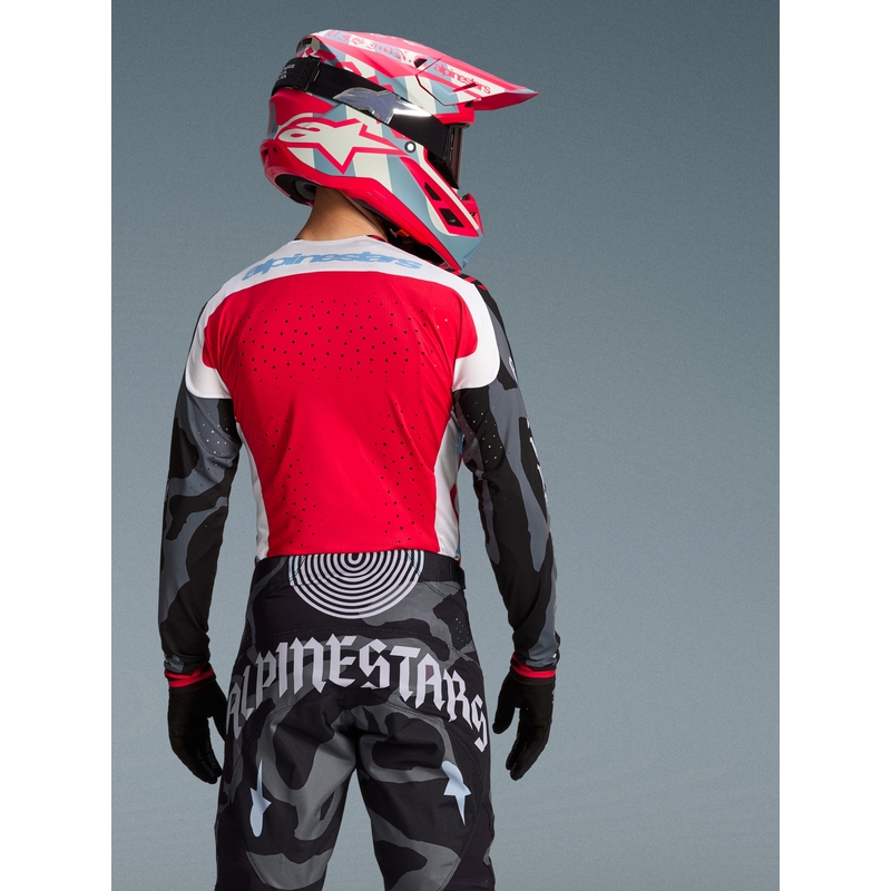 Alpinestars Techstar limited edition Beast Coast motocross trøje grå-sort-orange