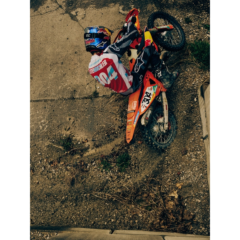 Alpinestars Techstar limited edition Beast Coast motocross trøje grå-sort-orange
