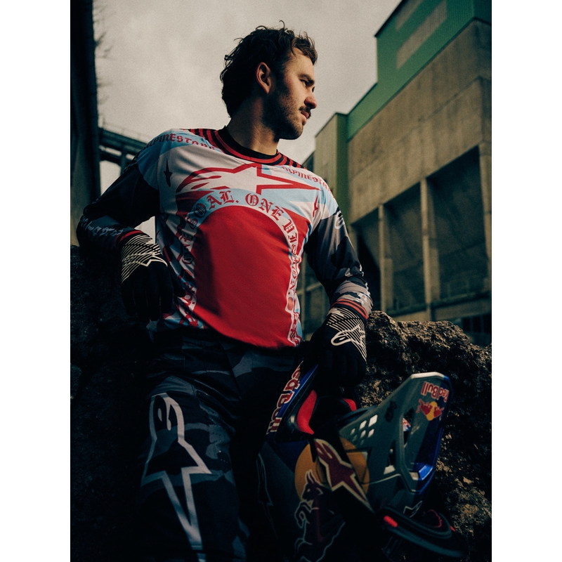 Alpinestars Techstar limited edition Beast Coast motocross trøje grå-sort-orange