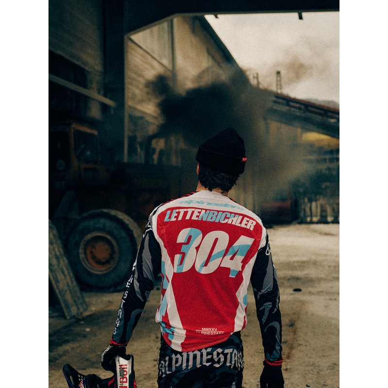 Alpinestars Techstar limited edition Beast Coast motocross trøje grå-sort-orange