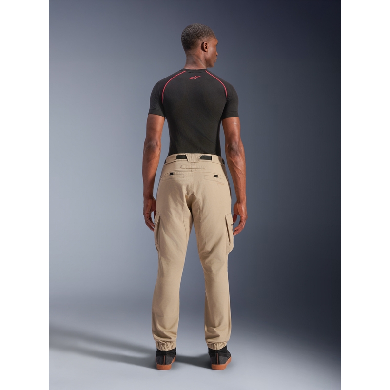 Alpinestars Flex-AST Cargo motorcykelbukser lysbeige
