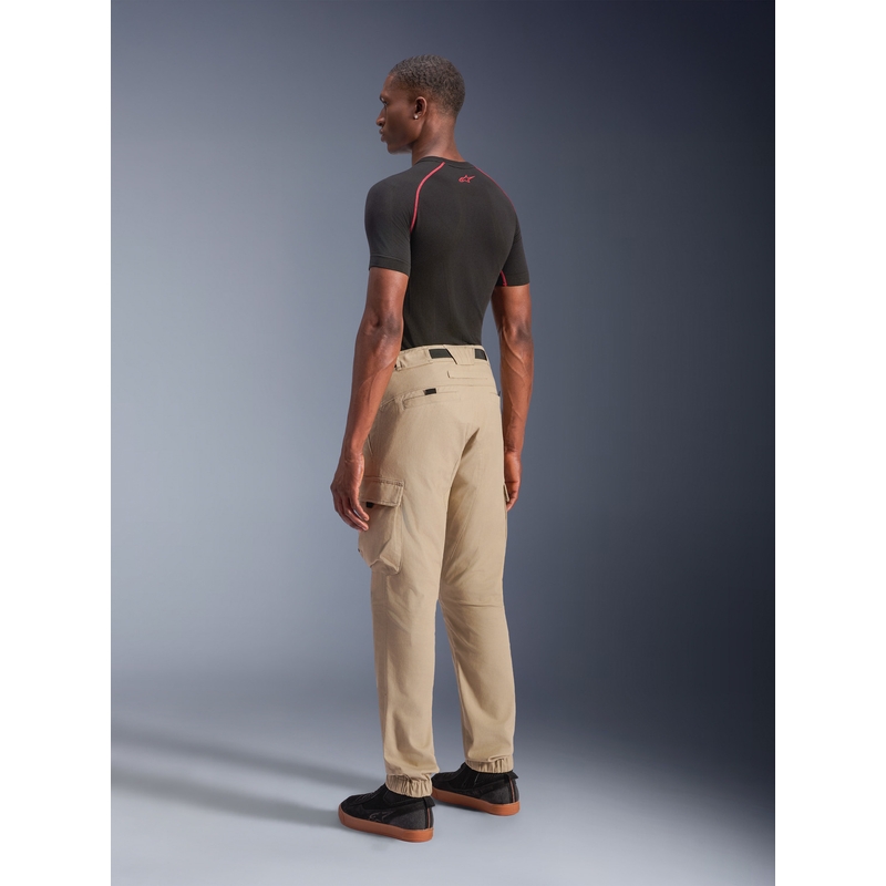 Alpinestars Flex-AST Cargo motorcykelbukser lysbeige