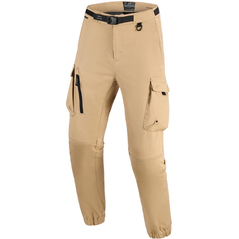 Alpinestars Flex-AST Cargo motorcykelbukser lysbeige