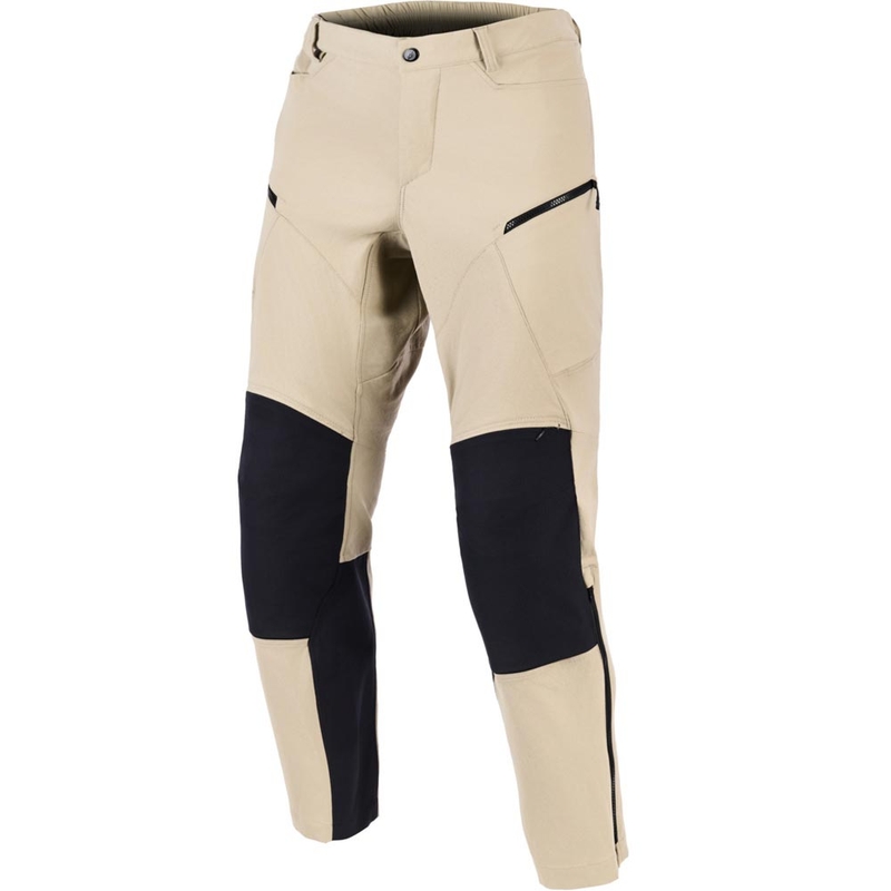 Alpinestars Stella Explore AST dame motorcykelbukser lysbrun-sort