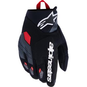 Alpinestars Durack motorcykelhandsker mørkegrå-røde