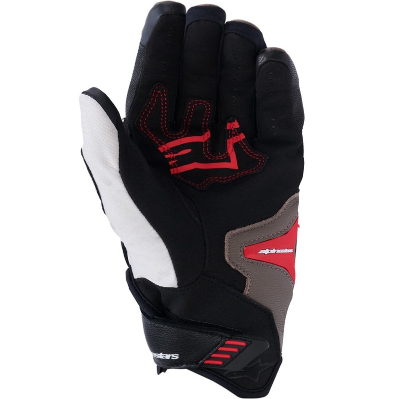 Alpinestars SP-R PRO motorcykelhandsker lysegrå-brun-orange