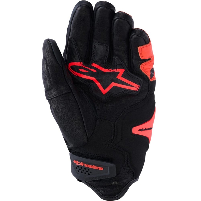 Alpinestars SP-R TECH motorcykelhandsker sort-fluo rød