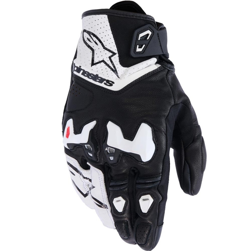 Alpinestars SP-R TECH motorcykelhandsker hvid-sort