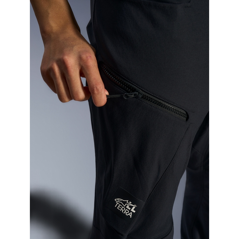 Alpinestars Explore AST cropped motorcykelbukser, sort