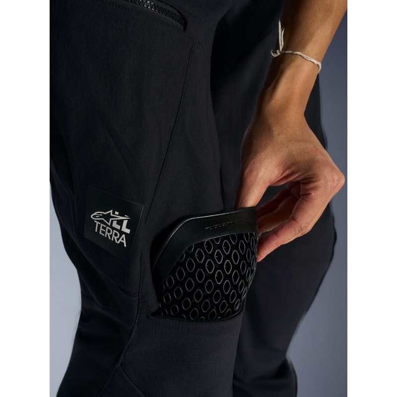Alpinestars Explore AST cropped motorcykelbukser, sort
