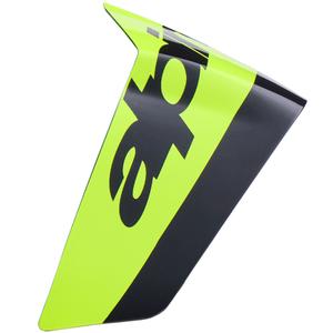 Aerodynamisk spoiler til motorcykelhjelme Alpinestars Supertech R10 Arius racing profil fluo gul-sort