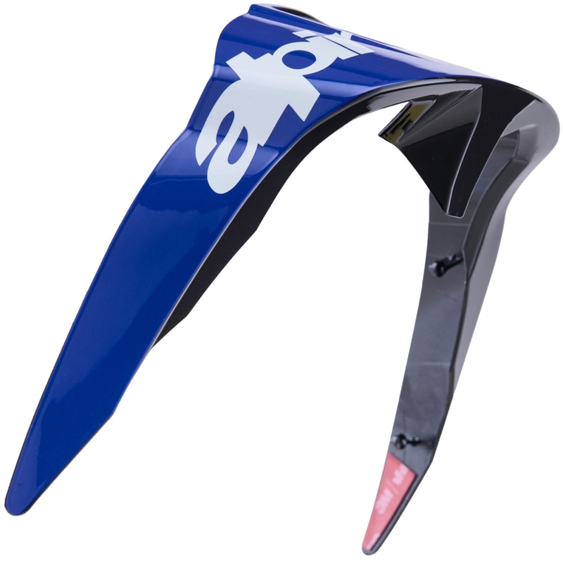 Aerodynamisk spoiler til Alpinestars Supertech R10 Arius motorcykelhjelme standardprofil blå-hvid-sort
