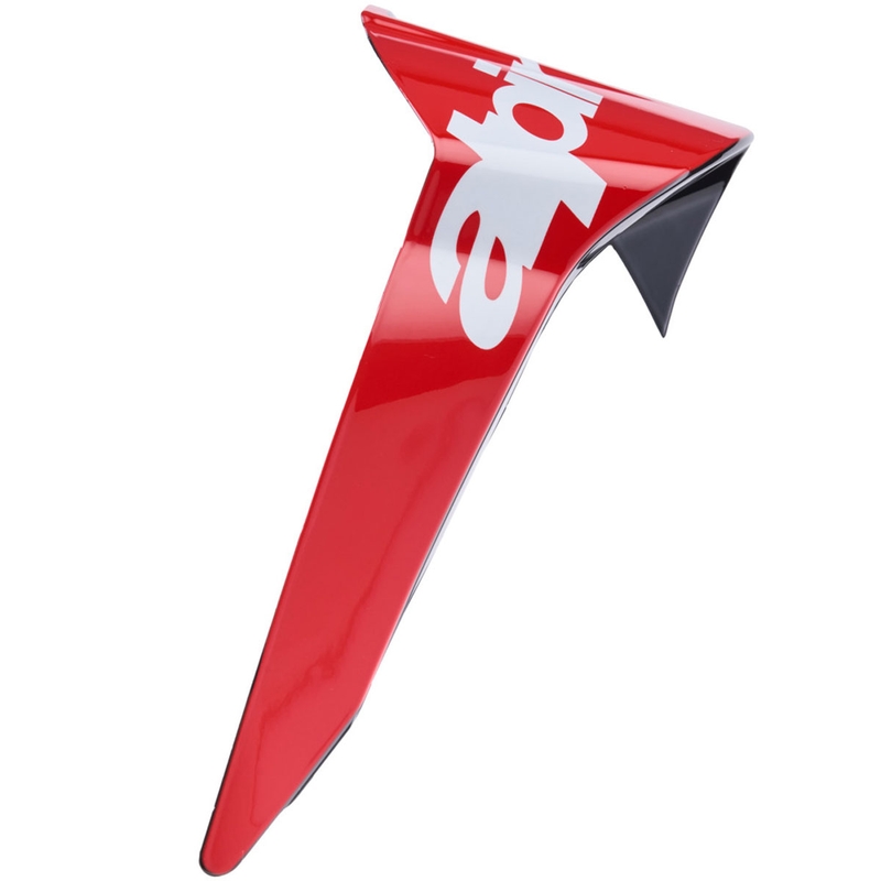 Aerodynamisk spoiler til Alpinestars Supertech R10 Arius motorcykelhjelme standardprofil fluo rød-rød-hvid