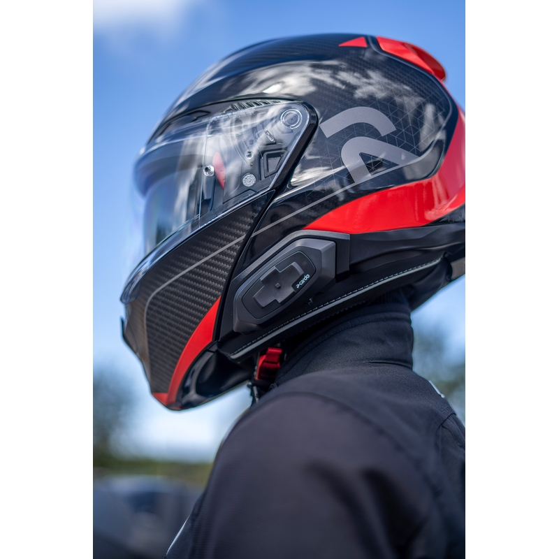 Cardo HJC Packtalk motorcykel intercom sort