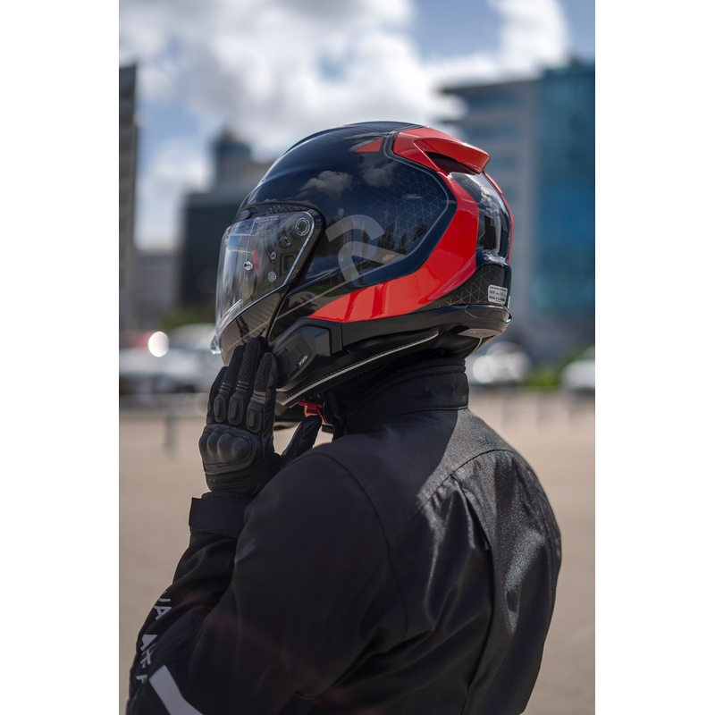 Cardo HJC Packtalk motorcykel intercom sort