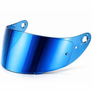 Visir til Cassida Orbit motorcykelhjelme med Pinlock-forberedelse REVO spejlblå