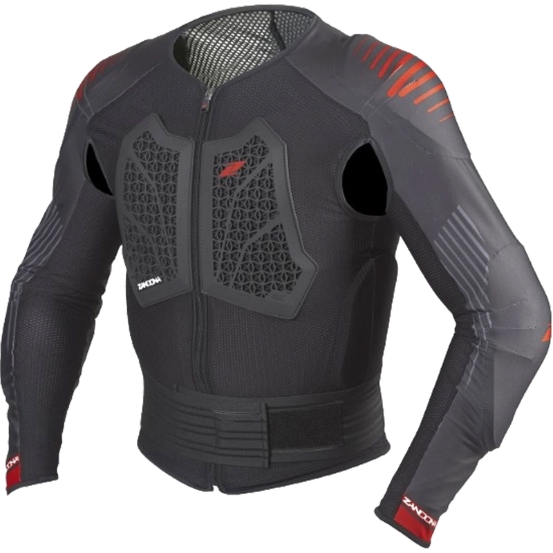Kropsbeskytter Zandona Action X8 sort-rød 180-189 cm