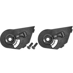 Visirmekanisme til motorcykelhjelme ZED F19 sort