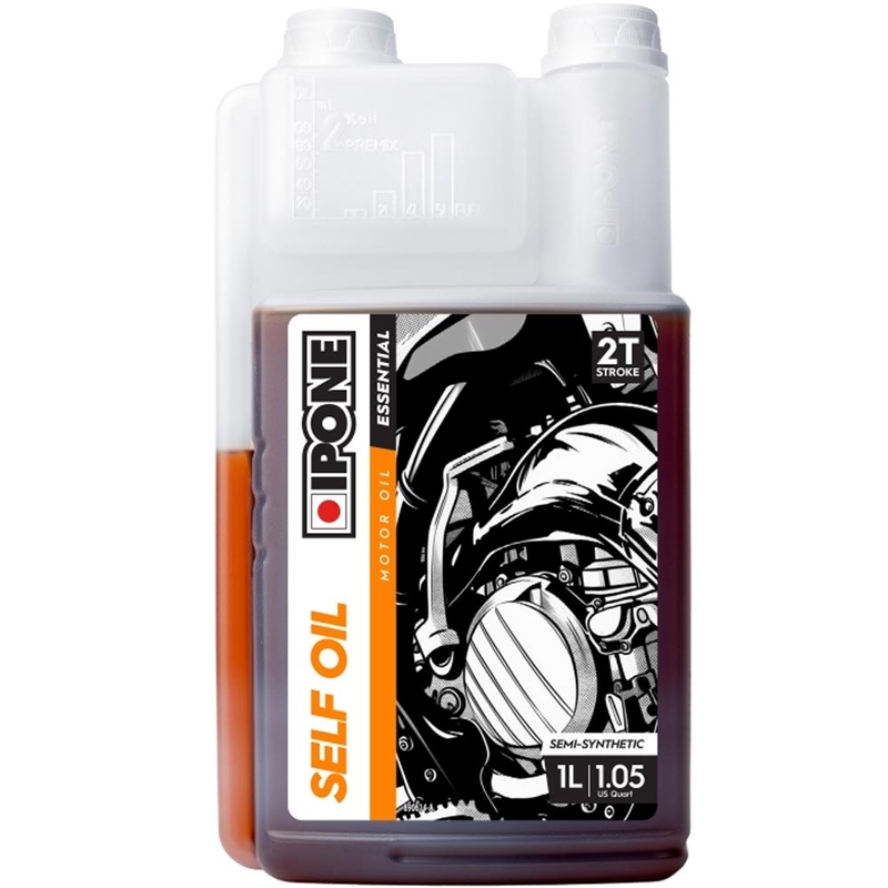 Halvsyntetisk olie til blanding med dispenser IPONE Self Oil 2T 1 l