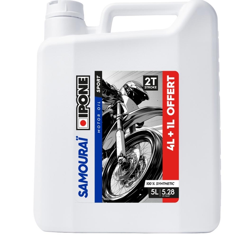 Syntetisk olie til IPONE Samourai 2T blanding 5 l