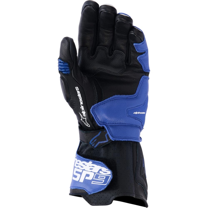 Alpinestars SP-9 motorcykelhandsker blå-hvid-sort