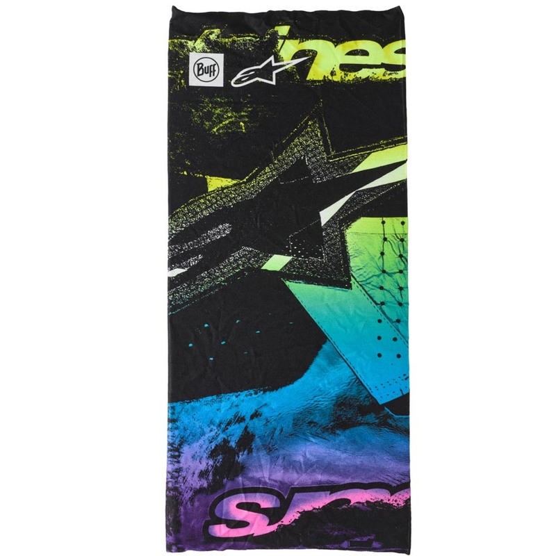 Alpinestars Buff Ignite halsedisse, sort-rød