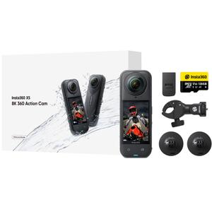 Insta360 X5 Motorcykelpakke Actionkamera Sort