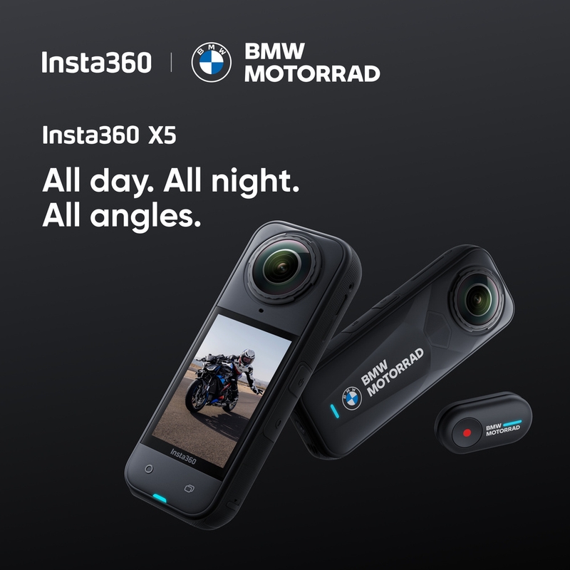 Insta360 X5 BMW Motorrad Edition Actionkamera Sort