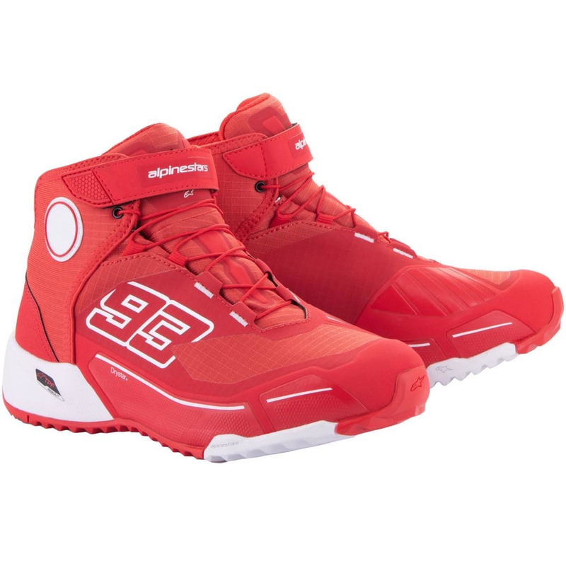 Alpinestars CR-X Drystar MM93 motorcykelstøvler rød-hvid kollektion