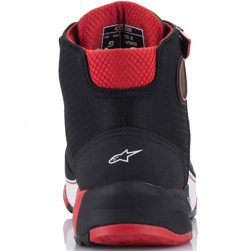 Alpinestars CR-X Drystar MM93 motorcykelstøvler kollektion sort-rød-hvid